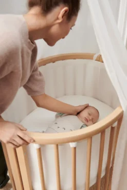 Stokke® Sleepi Mini V3 Spjälsäng Med Madrass - Natur