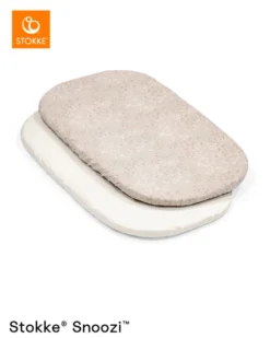 Stokke® Snoozi Lakan 2 st - Dandelion Beige/Vanilla Cream