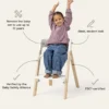 Stokke® Steps Barnstol Inkl. Babyset - White Natural