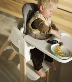 Stokke® Steps Barnstol Inkl. Babyset - White Natural