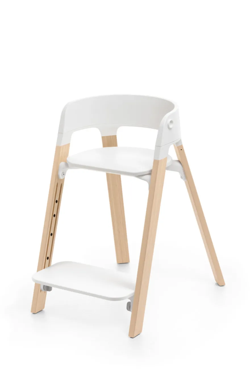 Stokke® Steps Barnstol Inkl. Babyset - White Natural