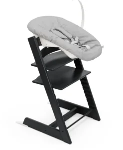 Stokke® Tripp Trapp Stol Bok Black Inkl. Newborn Set