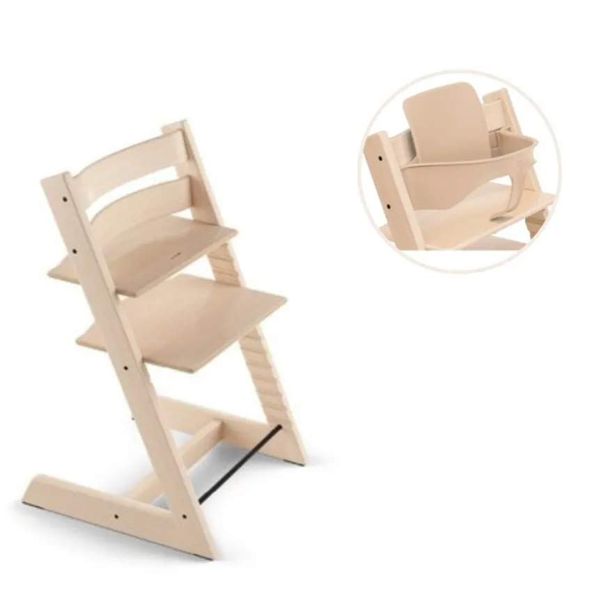 Stokke® Tripp Trapp Stol Bok Inkl. Babyset - Natural