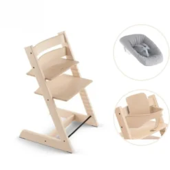 Stokke® Tripp Trapp Stol Bok Inkl. Newborn Set & Babyset - Natural