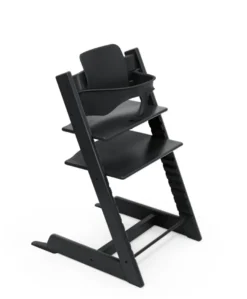 Stokke® Tripp Trapp Stol Bok Inkl. Newborn Set & Babyset - Black