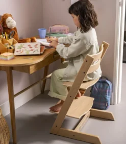 Stokke® Tripp Trapp Stol Bok Natur Inkl. Newborn Set