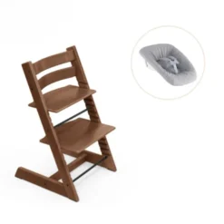 Stokke® Tripp Trapp Stol Bok Warm Brown Inkl. Newborn Set