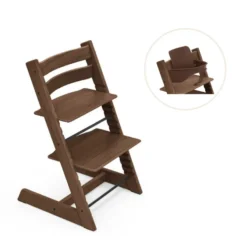 Stokke® Tripp Trapp Stol Oak Inkl. Babyset - Warm Brown