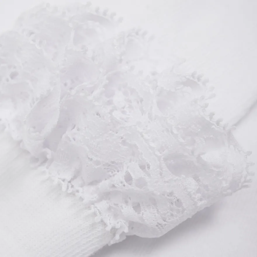 Strumbyxor med Volang - White