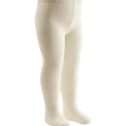 Strumpbyxor med Hålmönster 2-pack - Bark/ Balsam Cream