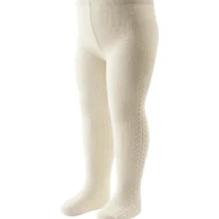 Strumpbyxor med Hålmönster 2-pack - Bark/ Balsam Cream