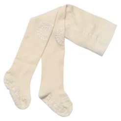 Strumpbyxor med Krypskydd Bambu - Off White