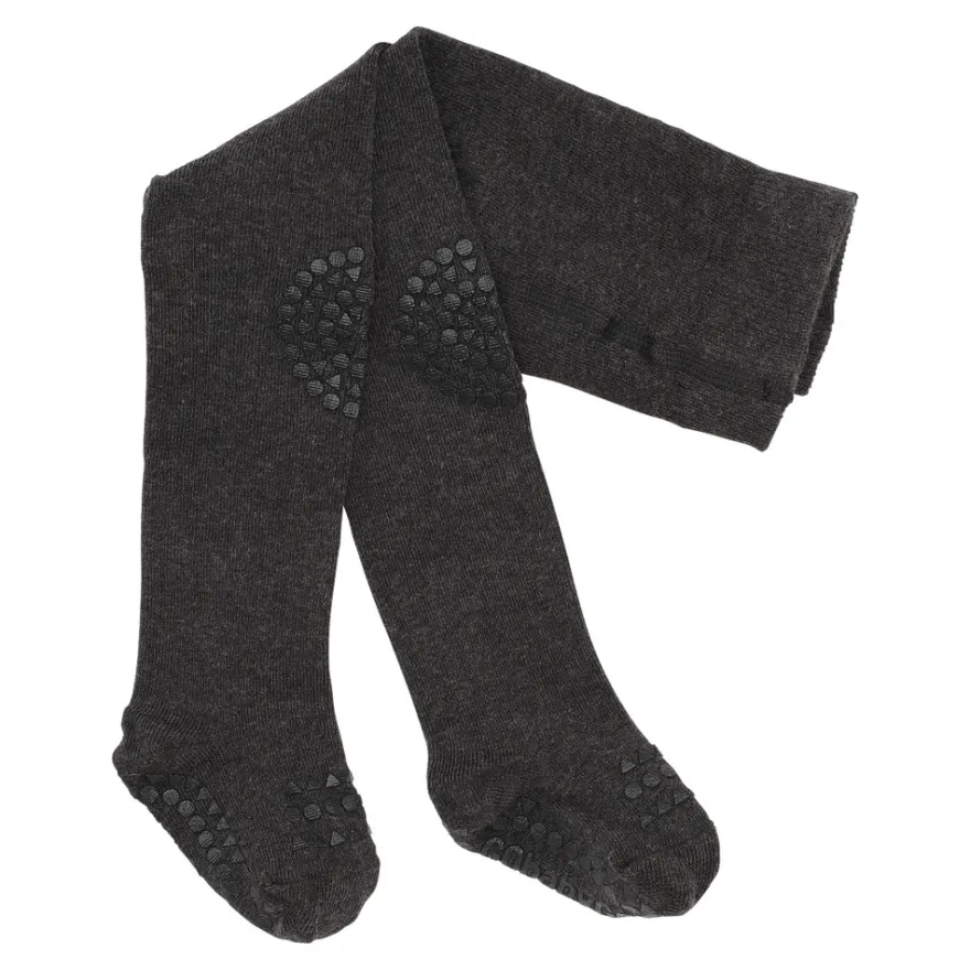 Strumpbyxor med Krypskydd - Dark Grey Melange