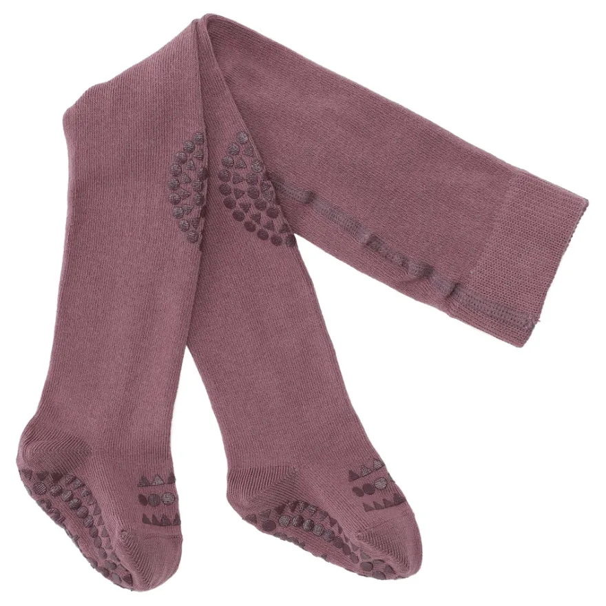 Strumpbyxor med Krypskydd - Misty Plum