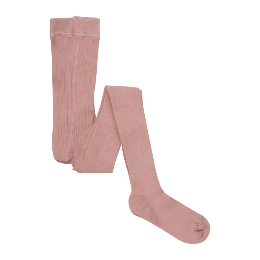 Strumpbyxor Rib 2-pack - Misty Rose