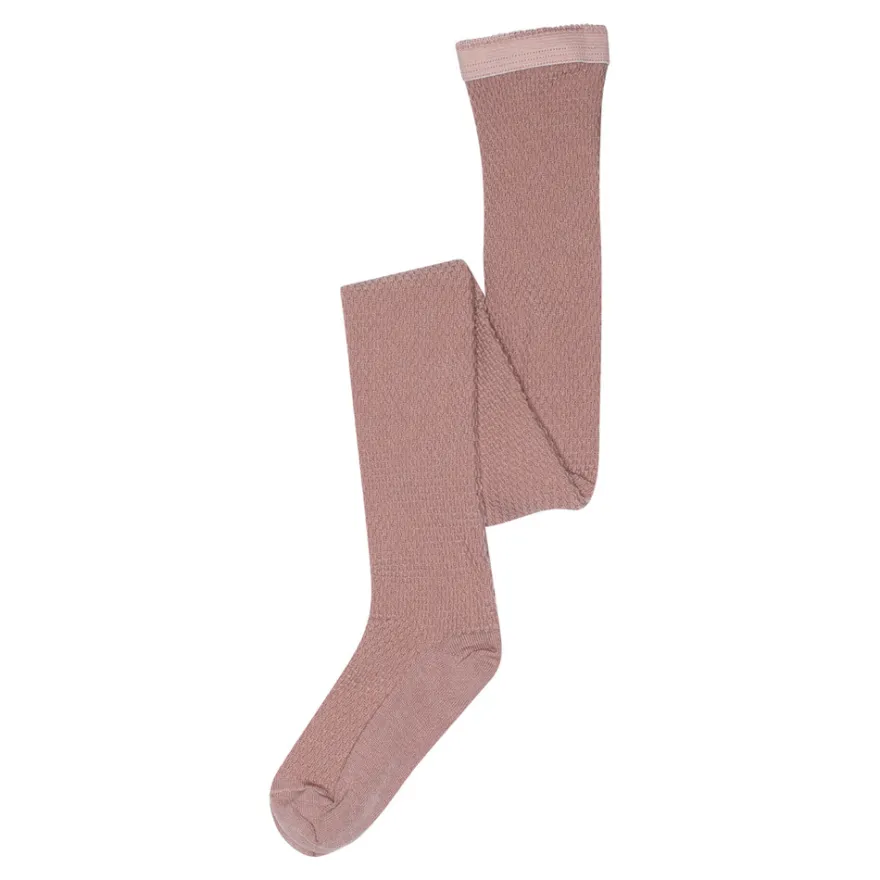 Strumpbyxor Ull - Glitter Rosa
