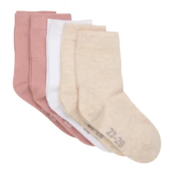 Strumpor 5-pack - Rosa/Vit/Beige
