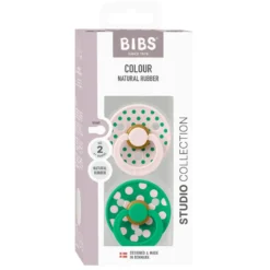 Studio Colour Napp 2-pack Polka Latex Str 2 - Petal/Cactus