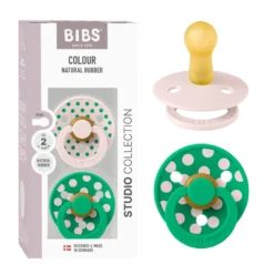 Studio Colour Napp 2-pack Polka Latex Str 2 - Petal/Cactus