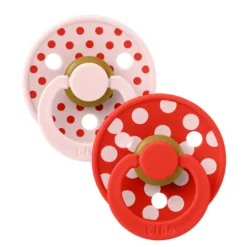 Studio Colour Napp 2-pack Polka Latex Str 2 - Blossom/C.Apple