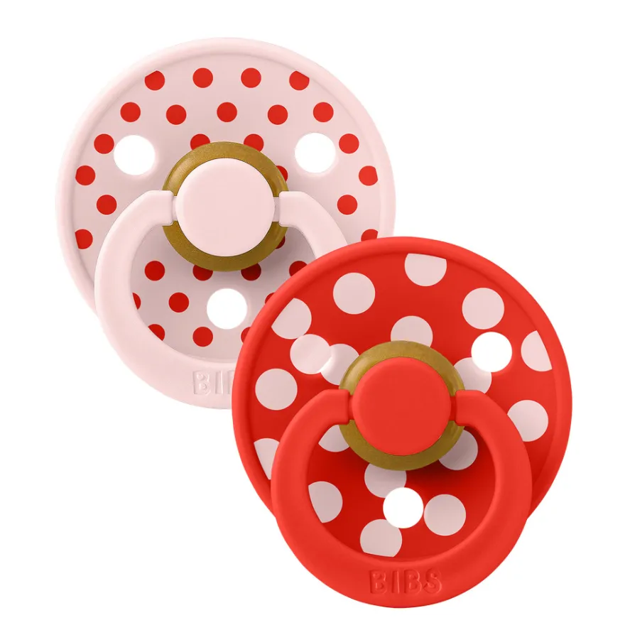 Studio Colour Napp 2-pack Polka Latex Str 2 - Blossom/C.Apple