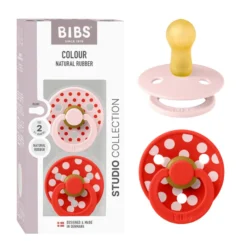 Studio Colour Napp 2-pack Polka Latex Str 2 - Blossom/C.Apple