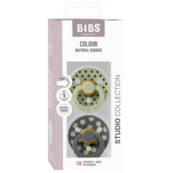 Studio Colour 2pk Polka Latex Str 1 Sage/Iron