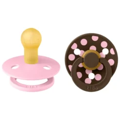 Studio Colour 2pk Polka Latex Str1 Baby Pink/Mocha
