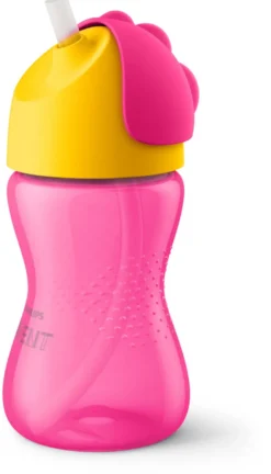 Sugrörsmugg 300 ml - Rosa