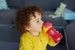 Sugrörsmugg 300 ml - Rosa