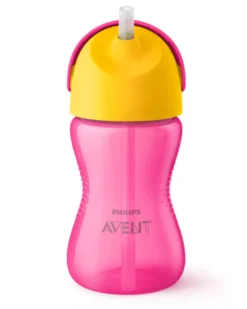 Sugrörsmugg 300 ml - Rosa