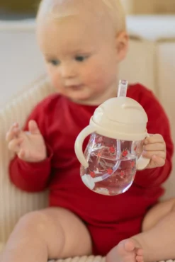 Sugrörsmugg - Tritan - Ladybug - 300 ml