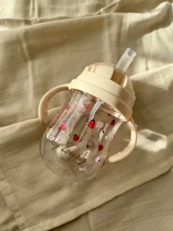 Sugrörsmugg - Tritan - Ladybug - 300 ml