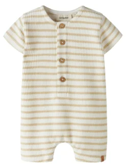 Tadeo Kortärmad Jumpsuit - Coconut Milk
