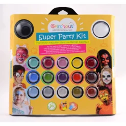 Teatersmink 17 Färger - Super Party Kit
