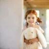 Teddy Mocca Kanin Stor - Cream