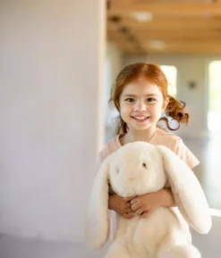 Teddy Mocca Kanin Stor - Cream