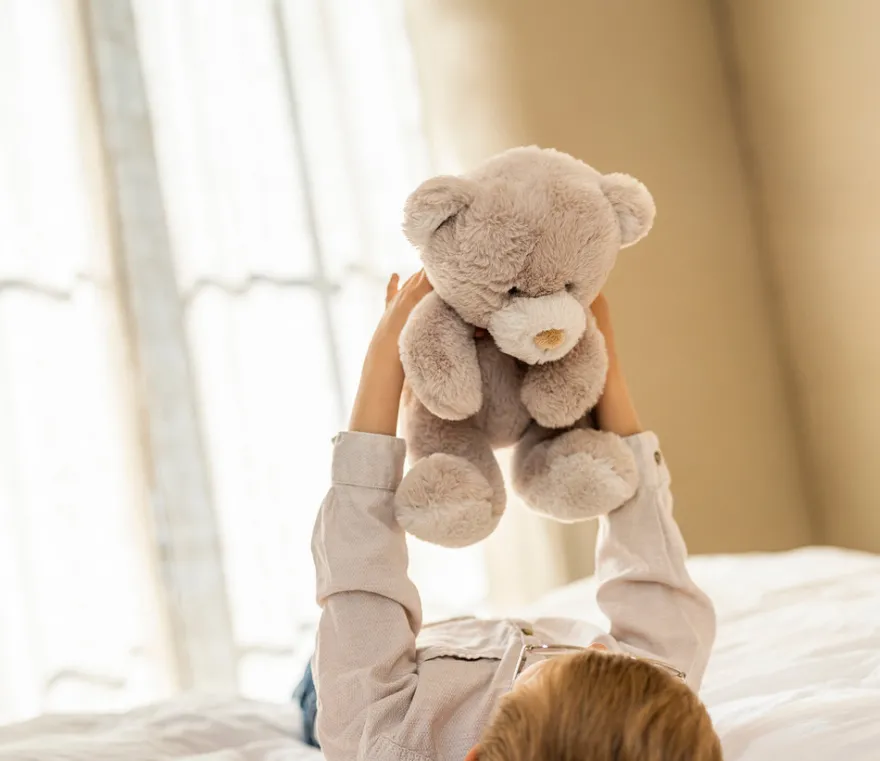 Teddy Mocca Nalle Stor - Beige