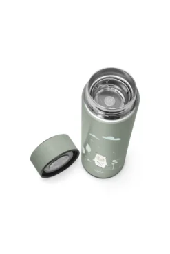 Termobeholder LED temperatur-display sage green