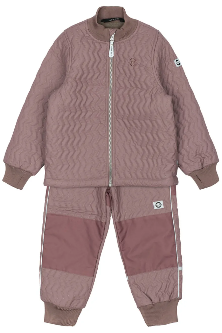 Termo Fleece Set - Twilight mauve