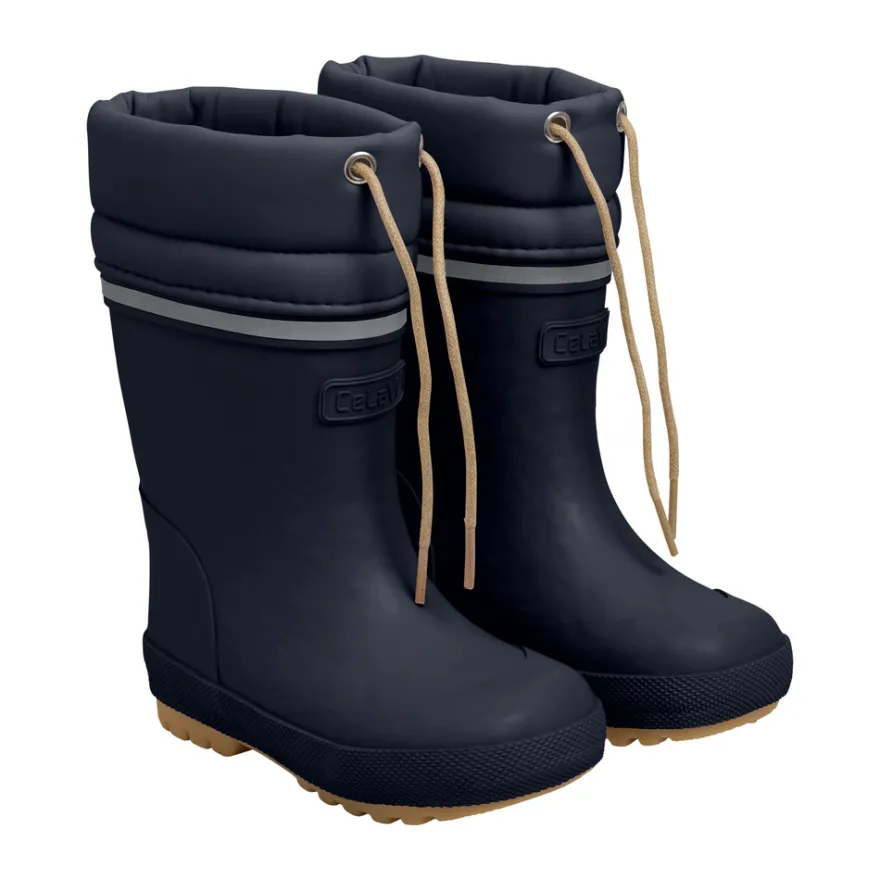 Termo Gummistövlar Ull - Dark Navy