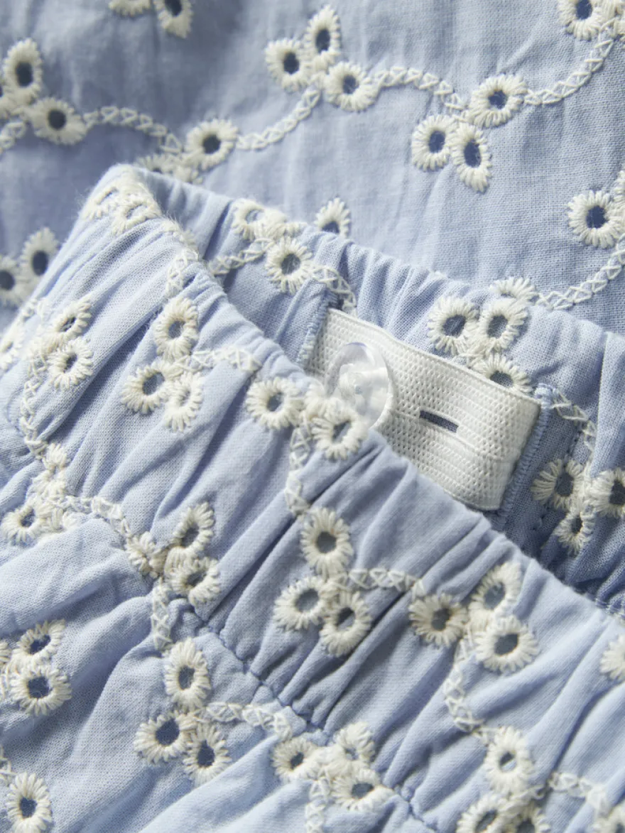 Tessie Wide Byxor - Zen blue