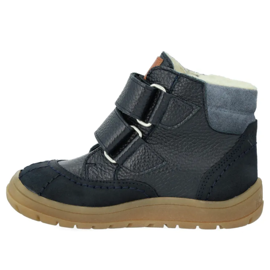 TEX-stövlar extra slitstark med velcro - Navy/Tan/Blue Fog