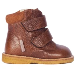 Tex-Stövlar Med Velcro - Cognac