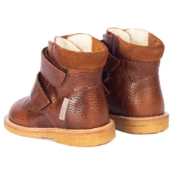 Tex-Stövlar Med Velcro - Cognac