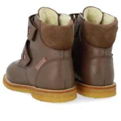 Tex Stövlar Med Velcro - Dark Taupe/Dusty Almond/Dark Taupe