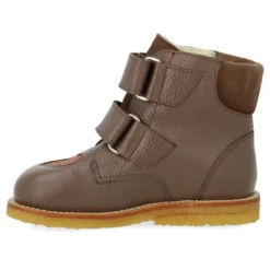 Tex Stövlar Med Velcro - Dark Taupe/Dusty Almond/Dark Taupe