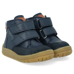 Tex Stövlar Med Velcro - Navy/Tan/Blue Fog