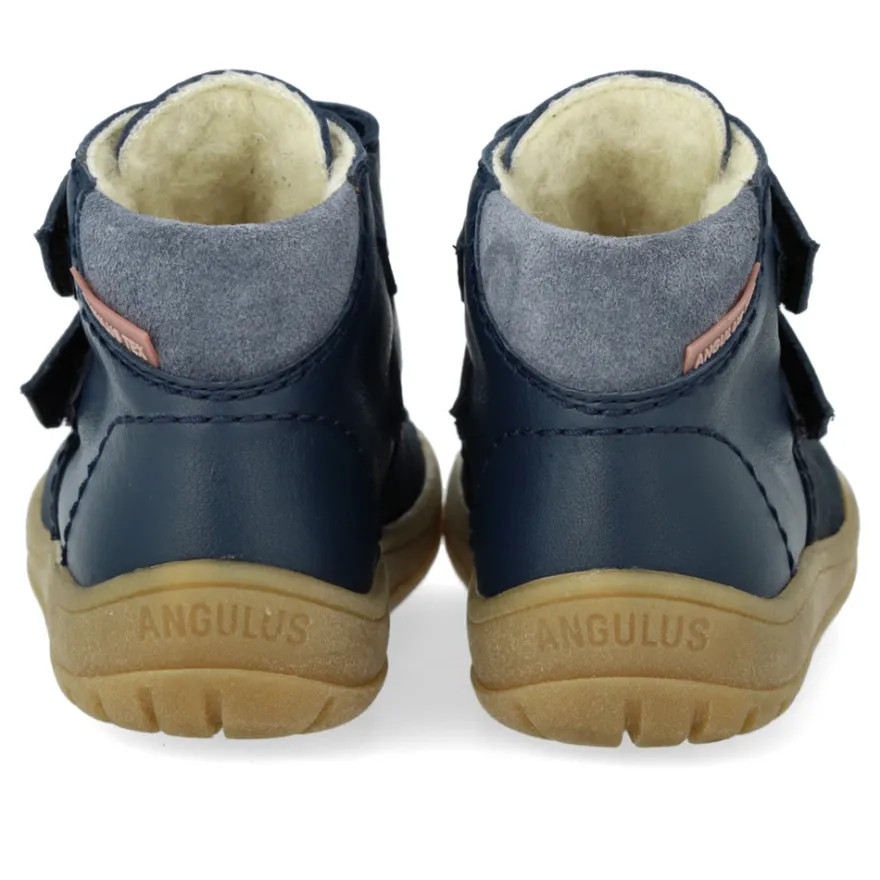 Tex Stövlar Med Velcro - Navy/Tan/Blue Fog