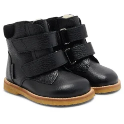 Tex-Stövlar Med Velcro - Svart